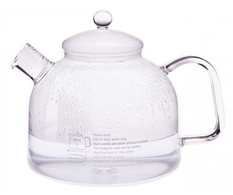 Trendglas Jena Wasserkocher Borosilikat Glas 1,75 L Teekanne Wasserkessel Kanne