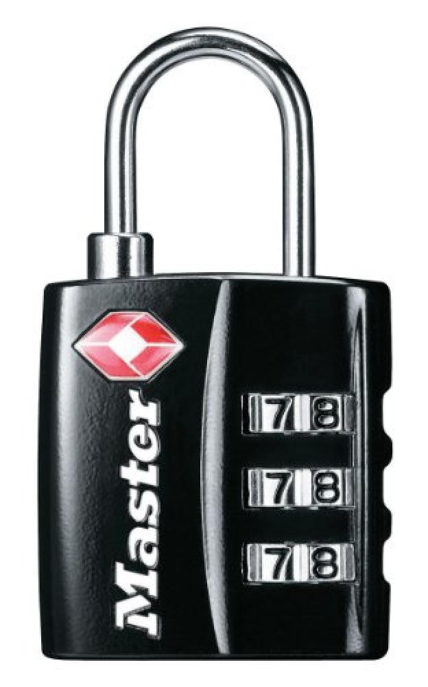 Master Lock 4680EURDBLK Lucchetto TSA 30mm Combinazione programmabile a 3 cifre