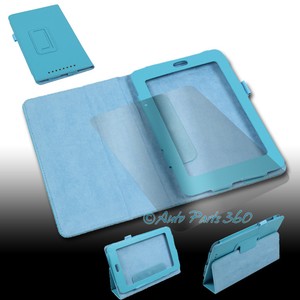 CASE-COVER-SCREEN-PROTECTOR-STAND-PU-LEATHER-AQUA-BLUE-FOR-GOOGLE-ASUS-NEXUS-7-034