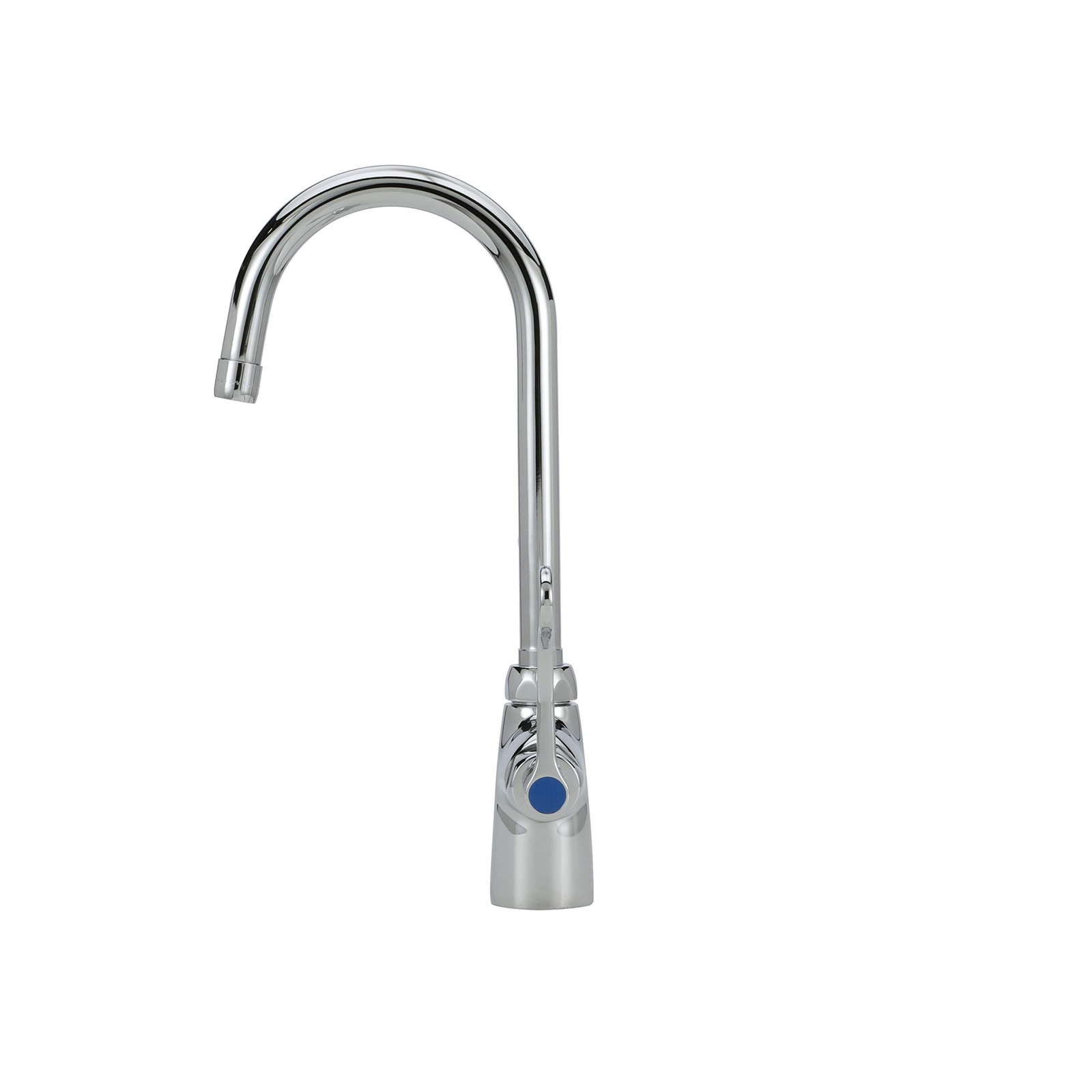 Zurn Z826B4-XL Labor-Wasserhahn Mit Schwanenhals – 14 Cm Auslauf, 10,2 Cm Handgelenkgriffe, Verchromt