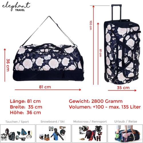 Trolley Koffer Reisetasche Elephant Reise Cruiser 130 L 80 cm Trolly Bag 13025 - Bild 9 von 36