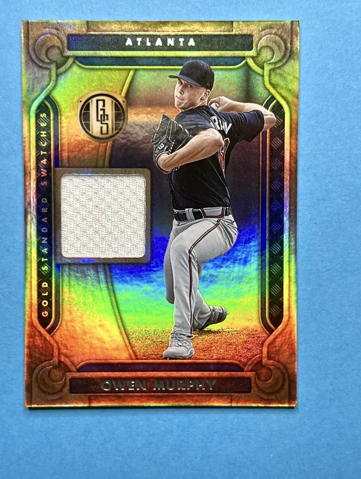 2023 Panini Chronicles Owen Murphy Gold Standard Swatches #GSS-OM - Braves