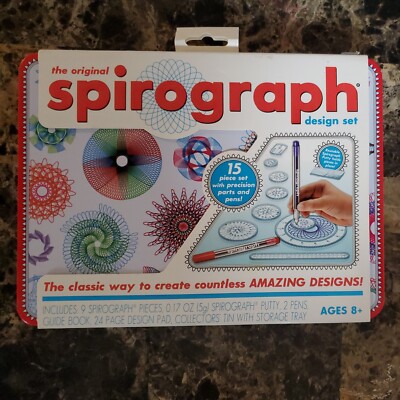 *BRAND NEW* Kahootz 01002 Spirograph Design Tin Set Playmonster 2020