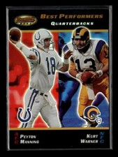 2000 Bowman's Best #100 Kurt Warner / Peyton Manning