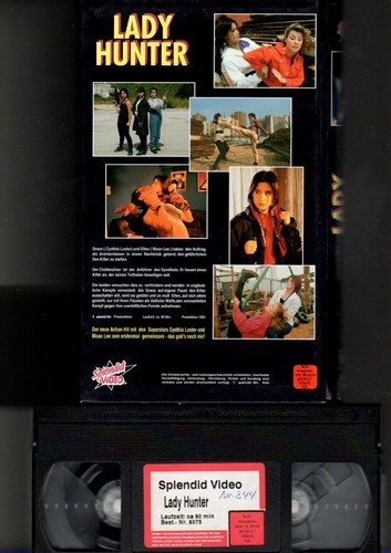 Cynthia Luster  Moon Lee   LADY HUNTER   VHS Rarität  FSK18  - Bild 2 von 2