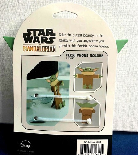 STAR WARS THE MANDALORIAN FLEXI PHONE HOLDER & STAND NEW - Picture 2 of 2