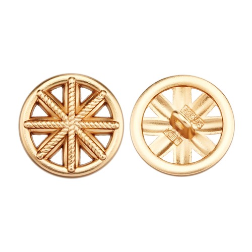 5Pcs Vintage Style Metal Button DIY Sewing Crafts Decorative Accessories 15-23mm - Picture 2 of 6