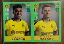Jadon Sancho Thorgan Hazard 2020 Panini Fifa 365 181 Borussia Dortmund
