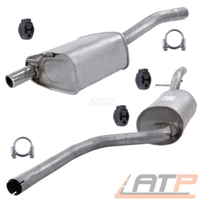 AUSPUFFANLAGE MITTELSCHALLDÄMPFER ENDSCHALLDÄMPFER FÜR FORD FOCUS 1 1.6 98-04