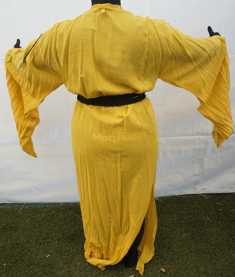 Medieval Occult Sheer Ritual Robe Halloween Witch Larp pagan Martial ...