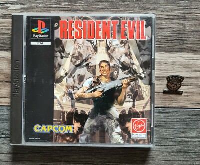 Resident Evil + Limited Collectors Pin PS1/PSX/PSone 