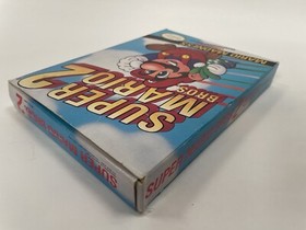 Super Mario Bros 2 Nintendo NES CIB Complete W/ Manual, Insert, Cover WHITE SEAL