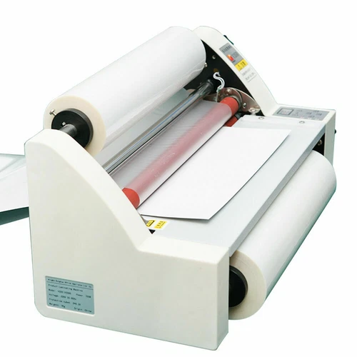 New V480 Laminator Hot Double Side Roll Laminating Machine 4 rollers 110V/220V E - Foto 6 di 6