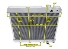 Wr Champion 3 Row Radiator For 1961 - 1966 Pontiac Bonneville Ls Swap Cc284-ls Wr Champion 3 Row Radiator For 1961 - 1966 Pontiac Bonneville Ls Swap Cc284-ls