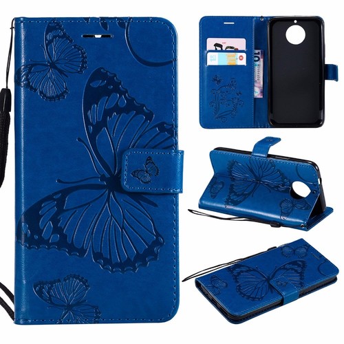 For Motorola Moto 3D Butterfly Embossed Wallet PU Leather Case Skins Cover Shell - Picture 5 of 14