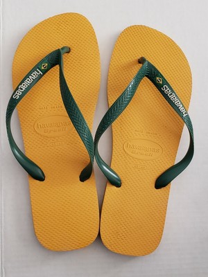 havaianas yellow green