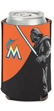 Miami Marlins MLB Can Holder Cooler Bottle Sleeve Star Wars Darth Vader Fan Team