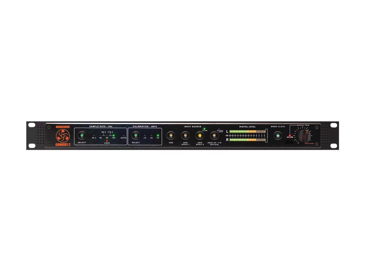 Dangerous Music Convert 2 Stereo D A Converter PRO AUDIO NEW