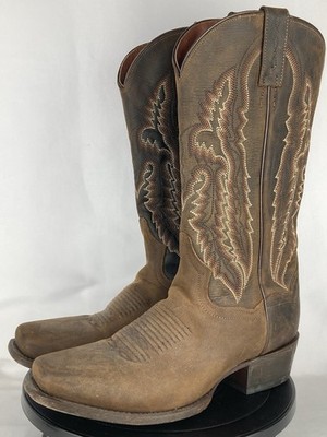 Men s 8.5 D Dan Post Renegade CS Cowboy Boots Bay Apache Brown Leather DP2163