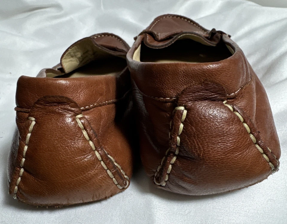 Mocos de conducción de cuero Johnston & Murphy para mujer talla 7,5 M marrón usados en excelente estado cuero suave Foto 4 de 4