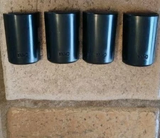 Wire Shelf Clips Shelving Split Sleeves Locking Plastic 4 halves 1" Diameter