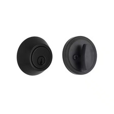Matte Black Single Cylinder Deadbolt