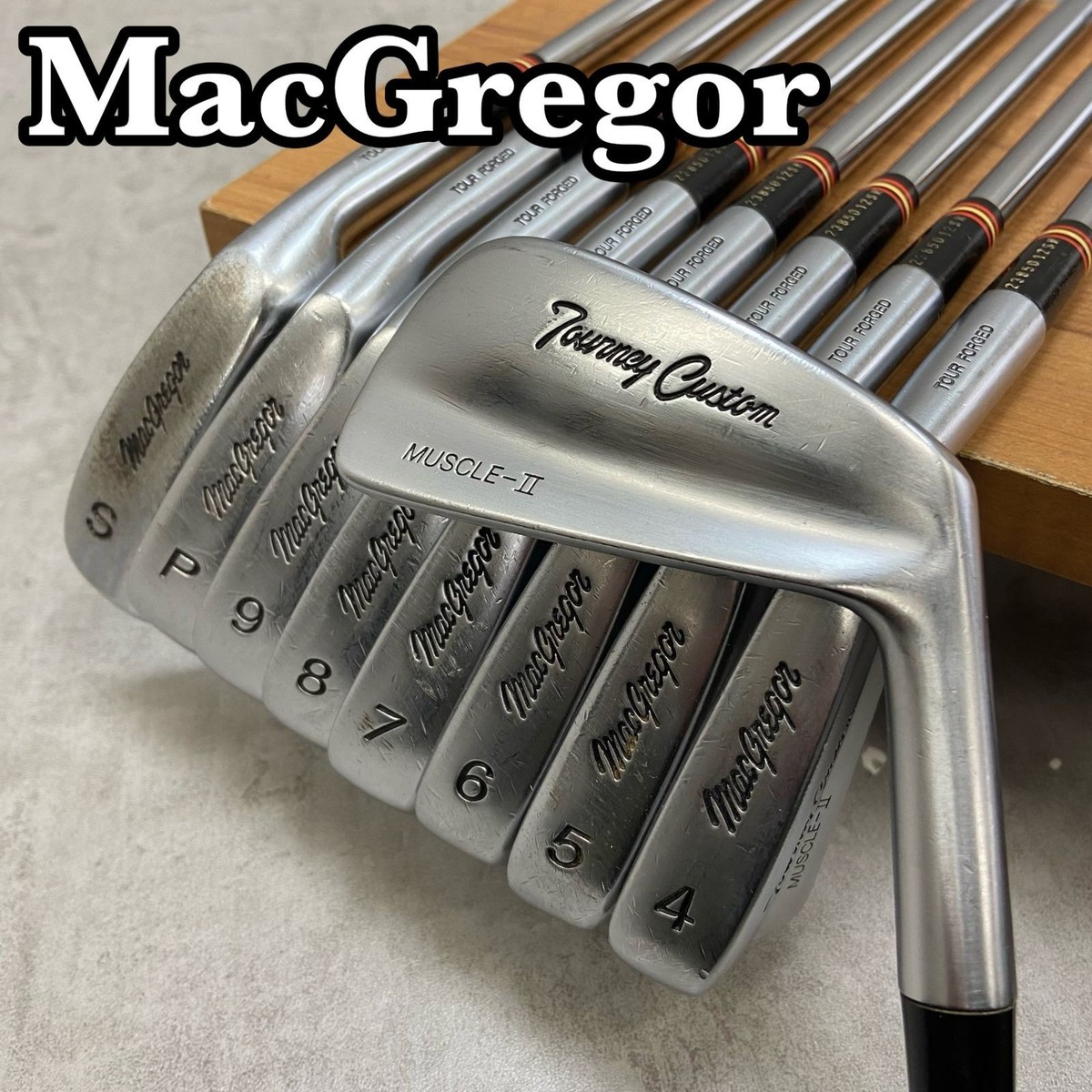 MacGregor] Tourney Custom MUSCLE-II Iron Set 9pcs 3-9.P.S DG S400
