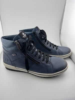 Remonte Maditta D0772 Women s Ankle Boots, EU 40/US 9   Blue Leather New w/o Box