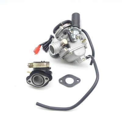 Vergaser + Ansaugstutzen für GY6 125 150 4-Takt China Roller Motor 152QMI