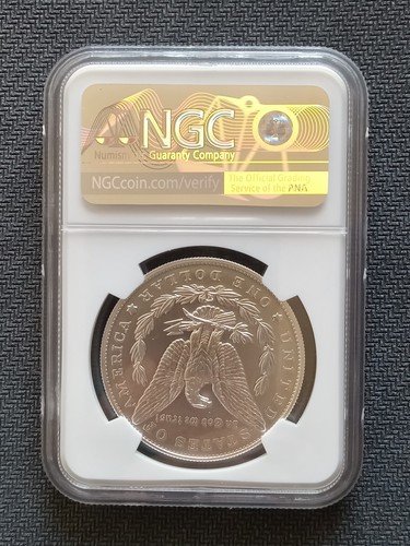 RARE DENVER PERFECT 100th Anniversary Morgan Silver Dollar Coin NGC MS70 2021-D - Picture 5 of 6