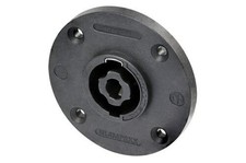 X Large Round Speakon Connector Panel Mount Audio Speaker Jack Socket Black