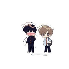 Go for It, Nakamura-kun Nakamura Okuto Hirose Aiki Acrylic Stand Figure