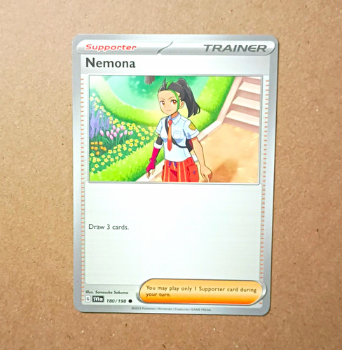 Pokemon TCG Nemona 180/198 SV01 Scarlet & Violet Common Regular English 2023