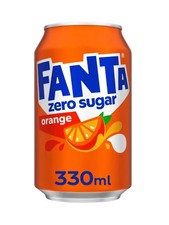 Fanta Orange Zero Sugar (72 x 0,33l Dosen DK)