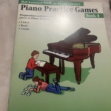 Piano Practice Games Book 4 Piano Library Series Book by Barbara Kreader