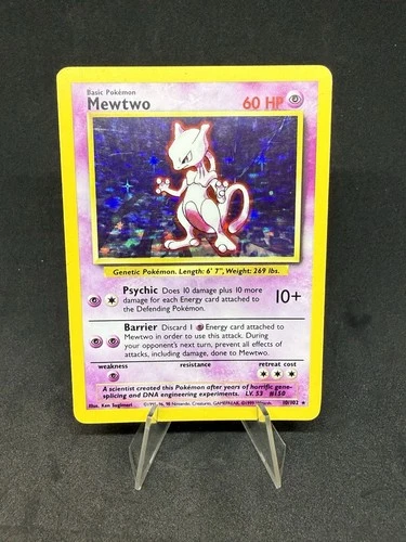Pokémon TCG Mewtwo Base Set Holo