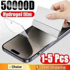 1-5PCS Full Cover Hydrogel Film Screen Protector for iPhone X - 16