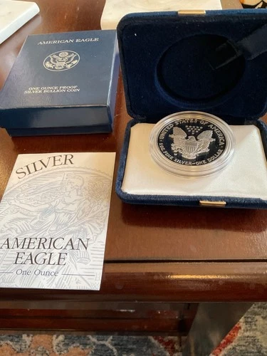 2003 W Proof $1 American Silver Eagle Dollar