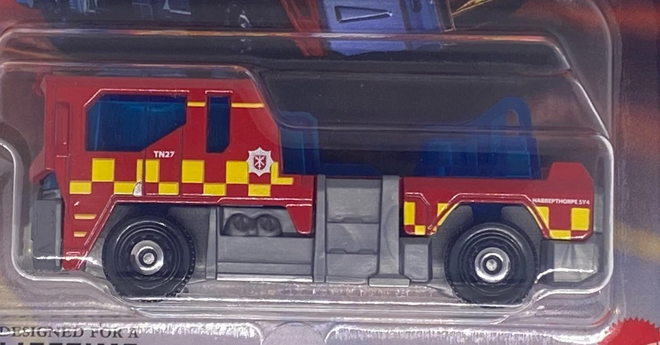 2025 Matchbox Red Blaze Buster III Fire Truck Error No Ladder 1 Of 1 Rare HTF - Image 3 of 4