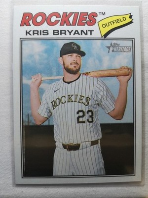 Kris Bryant  #22 - 2026 Topps Heritage - Colorado Rockies 