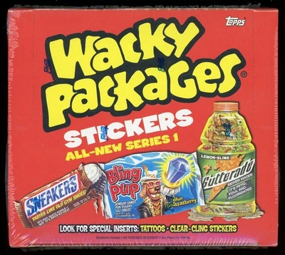 2004 Topps Wacky Packages Stickers All New Series ANS1 24ct Box Factor Sealed - Image 1 of 4