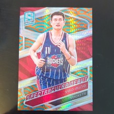 2023-24 Panini Spectra Spectacular Debut Prizm Yao Ming #180 Rockets /25
