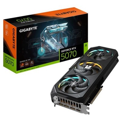 GeForce RTX 5070 Gaming OC (DLSS 4, 3x DisplayPort, 1x HDMI 2.1) GV-N5070GAMING