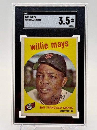 1959 Topps #50 Willie Mays SGC 3.5 VG+