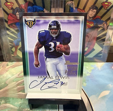 2000 Jamal Lewis Bowman Certified Issue Rookie RC Autograph Auto #JL Ravens 16A