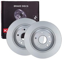 2X KAMOKA BREMSSCHEIBEN 282mm VOLL HINTEN PASSEND FÜR HONDA ACCORD | 103153