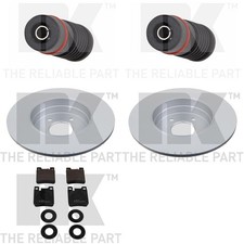 NK BREMSSCHEIBEN + BELÄGE HINTEN passend für MERCEDES E-KLASSE W210 + W208