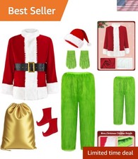 New ListingChristmas The Grinch Complete Costume Santa Claus Costume Adult S...