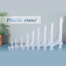 Plate Stand Holder Display Decorative Easel Picture Frame Ornament Mount ACRYLIC