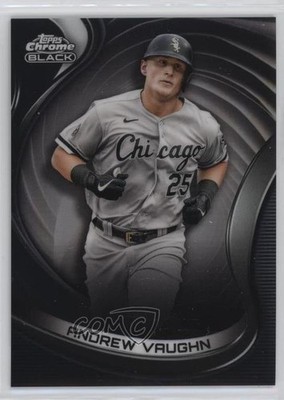 2022 Topps Chrome Black Refractor 53/199 Andrew Vaughn #95 fm0
